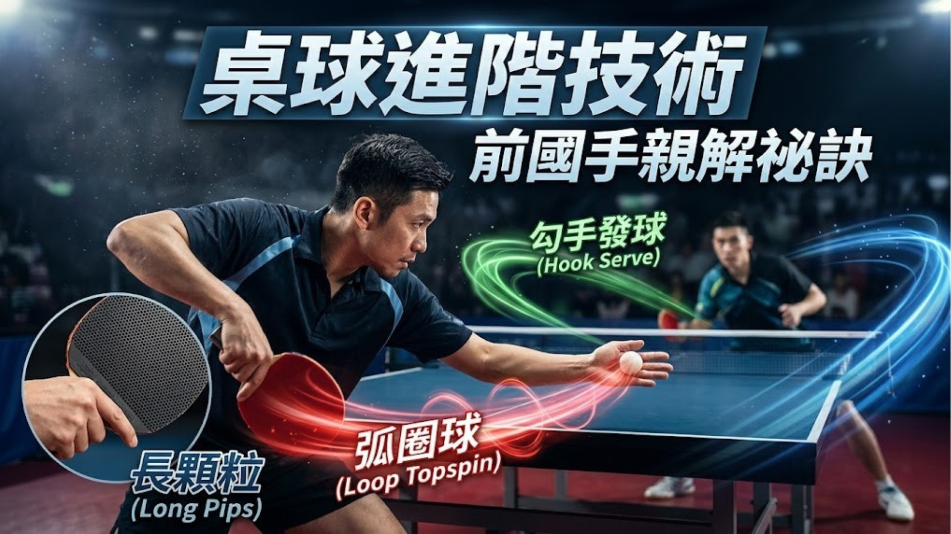 桌球進階技術 ：前國手親解秘訣